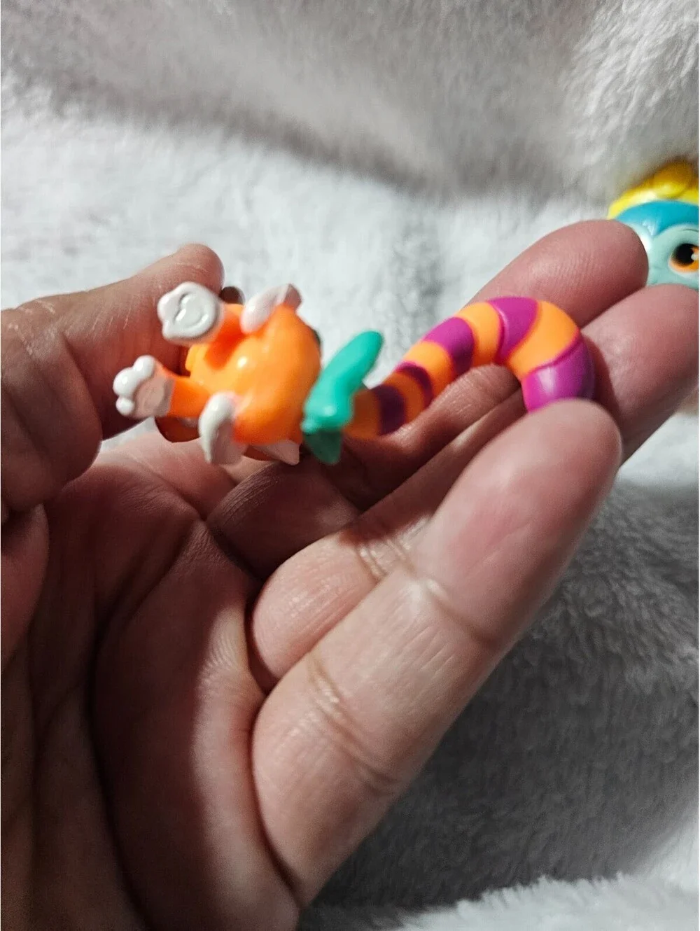 (Lot of 2) Disney Palace Pets Miniature Figures Monkey & Tiger Toys Plastic
